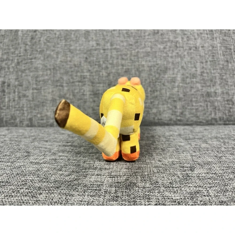 Minecraft Ocelot Small Plush Doll Stuffed Toy Yellow Cat Figure Animal